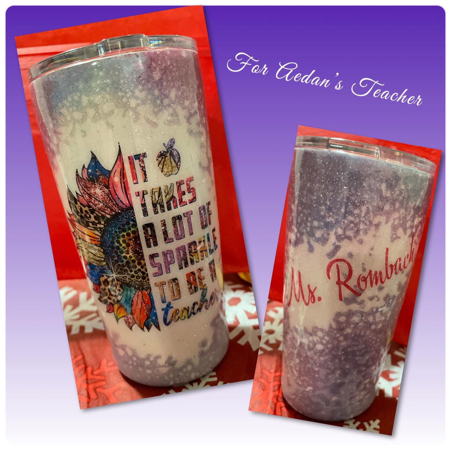 Custom Tumblers-Epoxy